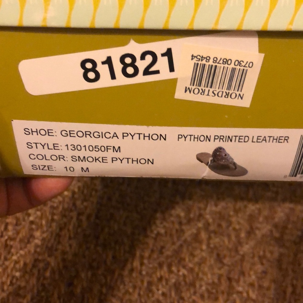 Jack Rogers Georgica Python Size 10 - image 2
